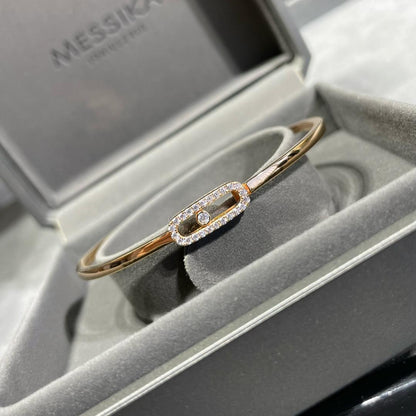 [Clover Jewelry]Move Uno pavé flex bangle medium