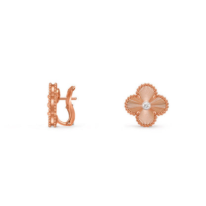 [Clover Jewelry] CLOVER 15MM MOP DIAMOND EARRINGS COLLECTION