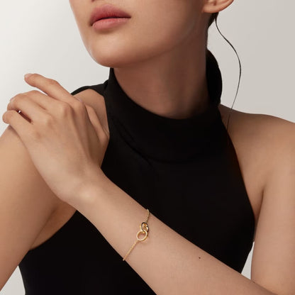 [Clover Jewelry]LOVE BRACELET DOUBLE RING