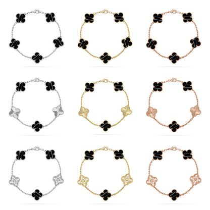[Clover Jewelry] CLOVER 5 MOTIF PULSAR STONE BRACELET COLLECTION