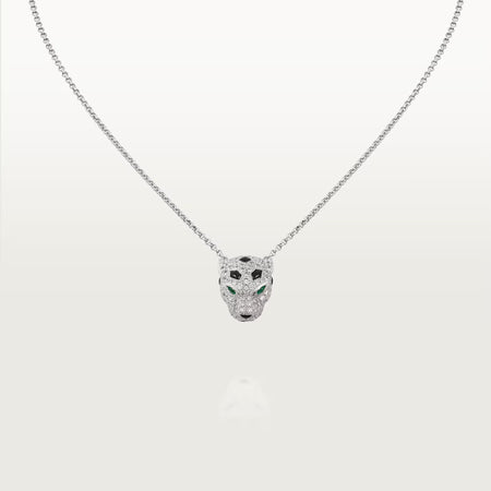 [Clover Jewelry]PANTHERE FULL DIAMOND NECKLACE