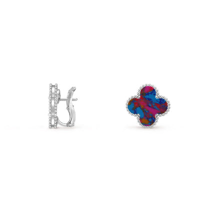 [Clover Jewelry]CLOVER SILVER 15MM MOP EARRINGS COLLECTION