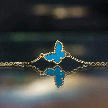 [Clover Jewelry]BUTTERFLY TURQUOISE BUTTERFLY BRACELET
