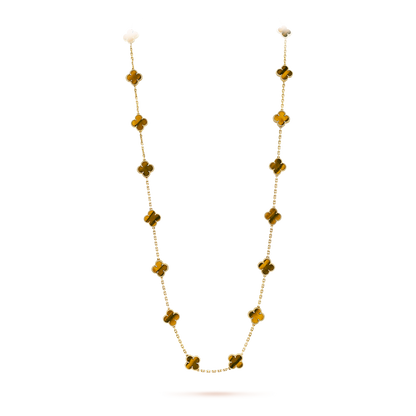[Clover Jewelry]CLOVER 20 MOTIFS TIGER EYE ROSE GOLD