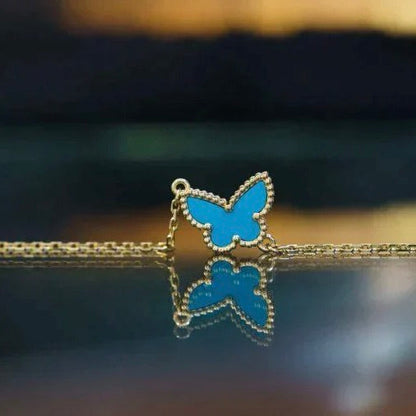 [Clover Jewelry]BUTTERFLY TURQUOISE BUTTERFLY BRACELET