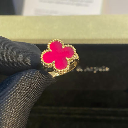 [Clover Jewelry]NEW CLOVER PINK ENAMEL RINGS