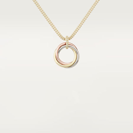 [Clover Jewelry]TRINITY MEDIUM  DIAMONDS NECKLACE