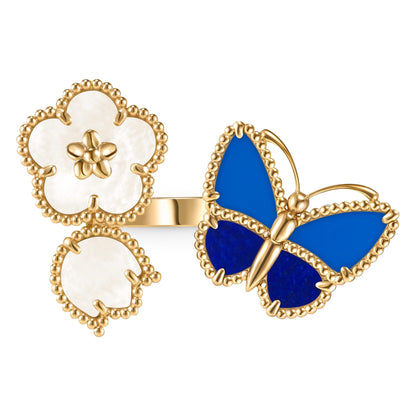 [Clover Jewelry]LUCKY SPRING BUTTERFLY OPEN-FACE RINGS