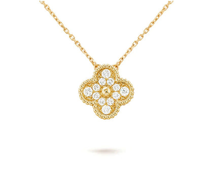 [Clover Jewelry] CLOVER 15MM SINGLE FLOWER NECKLACE COLLECTION