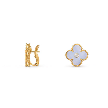 [Clover Jewelry] CLOVER 15MM MOP DIAMOND EARRINGS COLLECTION