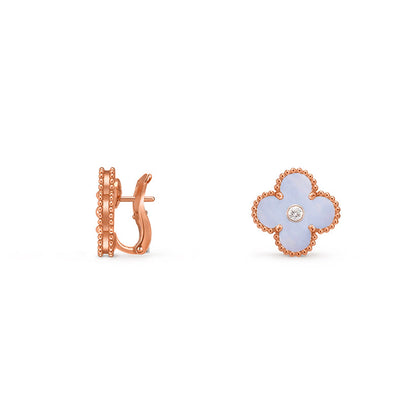 [Clover Jewelry] CLOVER 15MM MOP DIAMOND EARRINGS COLLECTION