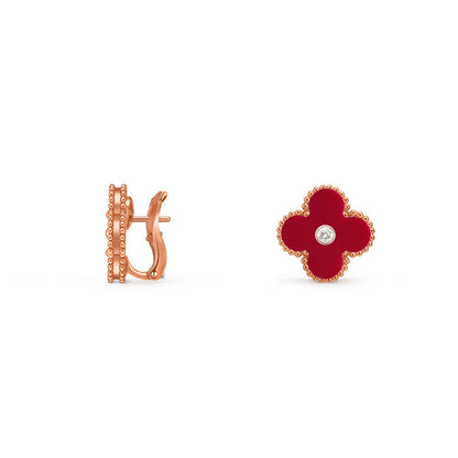 [Clover Jewelry] CLOVER 15MM MOP DIAMOND EARRINGS COLLECTION