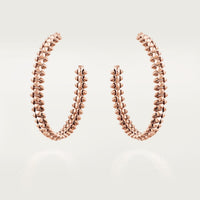 [Clover Jewelry]CLASH HOOP LARGE EARRINGS