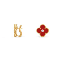 [Clover Jewelry] CLOVER 15MM MOP DIAMOND EARRINGS COLLECTION