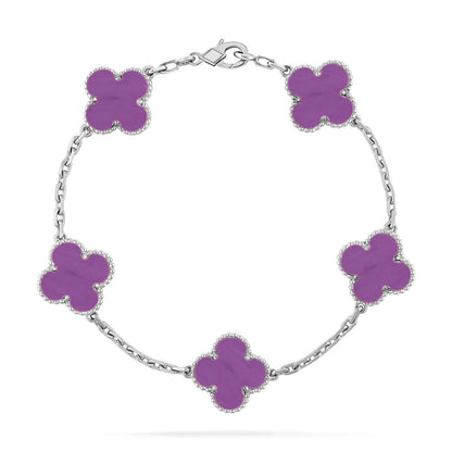 [Clover Jewelry] CLOVER 5 MOTIF VIOLET BRACELET COLLECTION