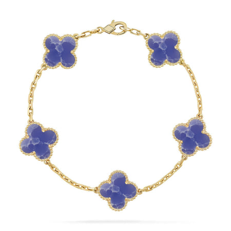[Clover Jewelry]CLOVER 5 MOTIF BLUE VEINS BRACELET COLLECTION
