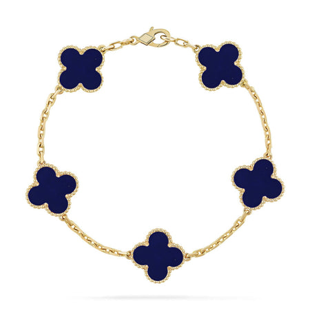 [Clover Jewelry]CLOVER 5 MOTIF LAPIS LAZULI BRACELET COLLECTION