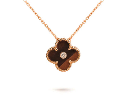 [Clover Jewelry] CLOVER 15MM DIAMOND SINGLE FLOWER NECKLACE COLLECTION