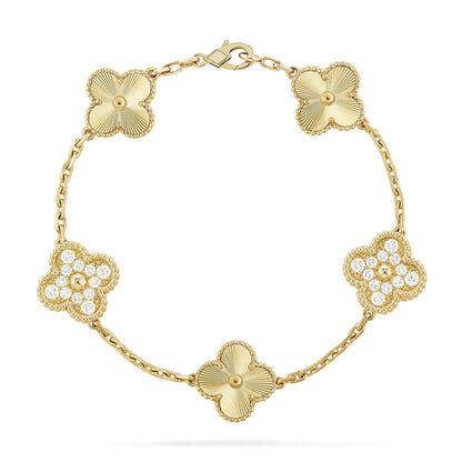 [Clover Jewelry] CLOVER 5 MOTIF LASER BRACELET COLLECTION