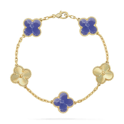 [Clover Jewelry]CLOVER 5 MOTIF BLUE VEINS BRACELET COLLECTION