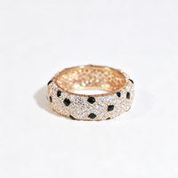 [Clover Jewelry]PANTHERE SPOTTED FULL DIAMOND RING