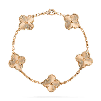 [Clover Jewelry]CLOVER 5 FLOWERS LASER BRACELET