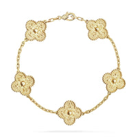 [Clover Jewelry]CLOVER 5 MOTIFS BRONZING BRACELET