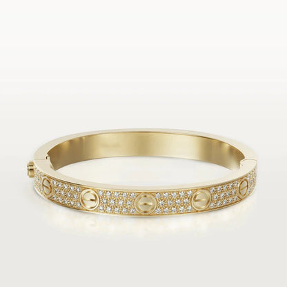 [Clover Jewelry]LOVE BRACELET 6.1MM DIAMOND-PAVED