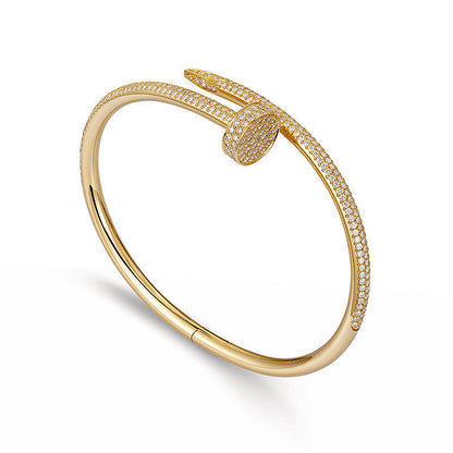 [Clover Jewelry]JUSTE BRACELET 3.5MM ALL DIAMONDS