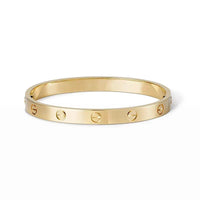 [Clover Jewelry]LOVE  Classic & Diamond-Paved Bracelet Stack Set