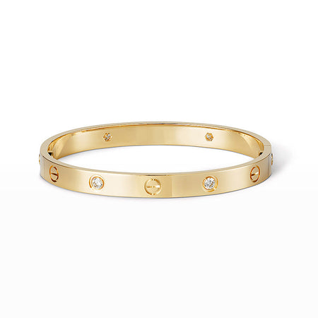 [Clover Jewelry]LOVE BRACELET 6.1MM 4 DIAMONDS