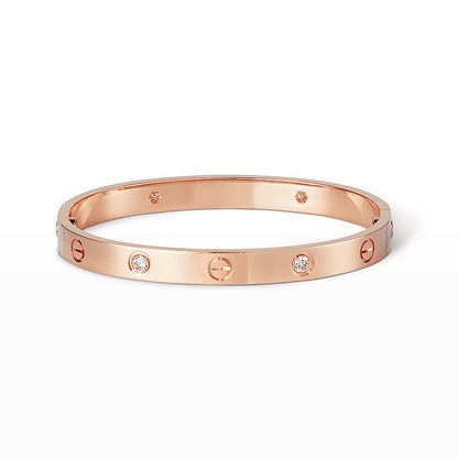 [Clover Jewelry]LOVE BRACELET 6.1MM 4 DIAMONDS