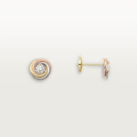 [Clover Jewelry]TRINITY STUD DIAMOND EARRINGS