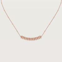 [Clover Jewelry]CLASH  SMALL FULL DIAMOND NECKLACE