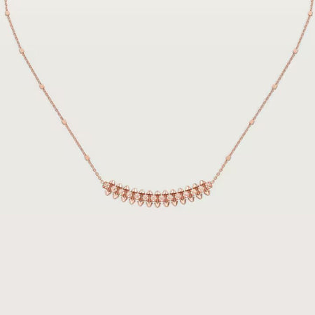 [Clover Jewelry]CLASH  SMALL FULL DIAMOND NECKLACE
