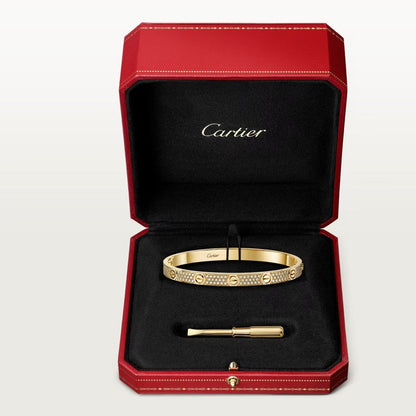 [Clover Jewelry]LOVE BRACELET 4.8MM DIAMOND-PAVED