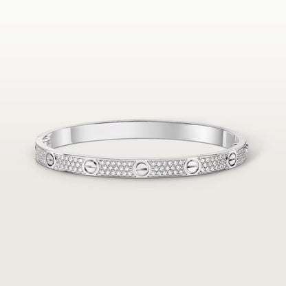 [Clover Jewelry]LOVE BRACELET 4.8MM DIAMOND-PAVED