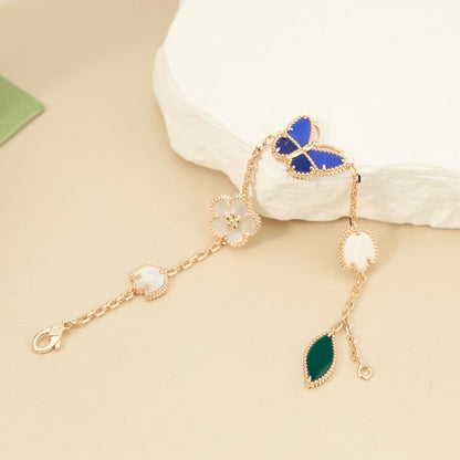 [Clover Jewelry]LUCKY SPRING BUTTERFLY 5 MOTIF BRACELET