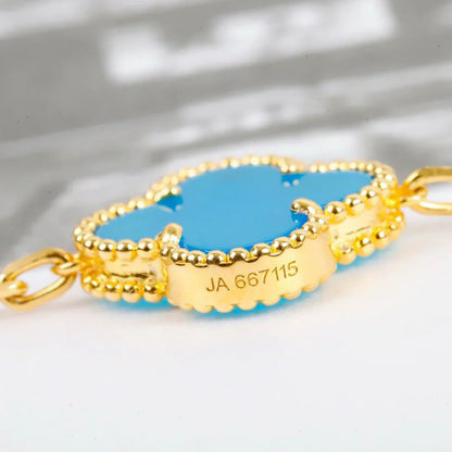 [Clover Jewelry] CLOVER 5 MOTIF TURQUOISE BRACELET COLLECTION