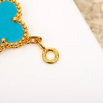 [Clover Jewelry] CLOVER 5 MOTIF TURQUOISE BRACELET COLLECTION