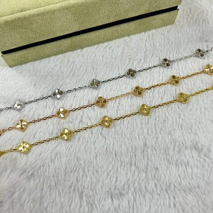 [Clover Jewelry]CLOVER 6 MOTIF DIAMOND BRACELET