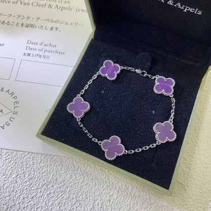 [Clover Jewelry] CLOVER 5 MOTIF VIOLET BRACELET COLLECTION