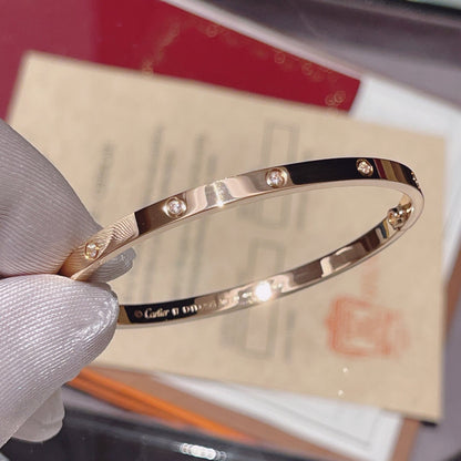 [Clover Jewelry]LOVE BRACELET 3.65MM 10 DIAMONDS