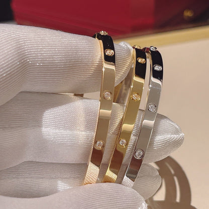 [Clover Jewelry]LOVE BRACELET 3.65MM 10 DIAMONDS