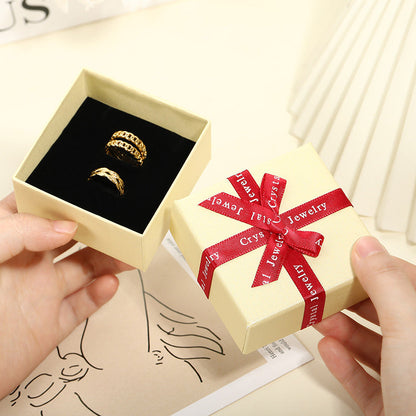 BOWKNOT JEWELRY BOX GIFT BOX (NO LOGO)