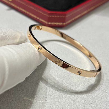 [Clover Jewelry]LOVE BRACELET 3.65MM 6 DIAMONDS