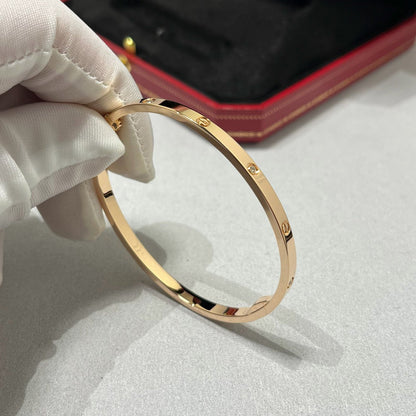 [Clover Jewelry]LOVE BRACELET 3.65MM 6 DIAMONDS