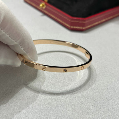 [Clover Jewelry]LOVE BRACELET 3.65MM 6 DIAMONDS
