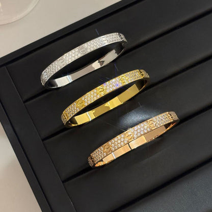 [Clover Jewelry]LOVE BRACELET 6.1MM DIAMOND-PAVED