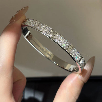 [Clover Jewelry]LOVE BRACELET 6.1MM DIAMOND-PAVED